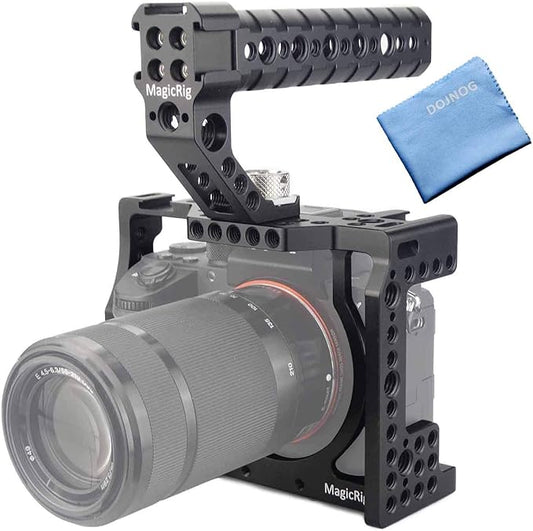 MagicRig A7iii / A7riii Full Camera Cage Rig and ARRI Locating Top Handle