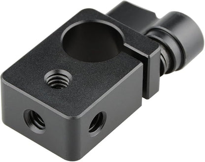 CAMVATE 15mm Single Rod Clamp for Camera DIY Accessories(Black) - 0874
