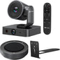 4K Conference Room Camera System, AI Auto-Tracking PTZ Camera 3x Optical/5x Digital Zoom with Bluetooth Speakerphone Set, 120° Wide-Angle, 16-Foot Mic Pickup, for Zoom YouTube Teams OBS and More