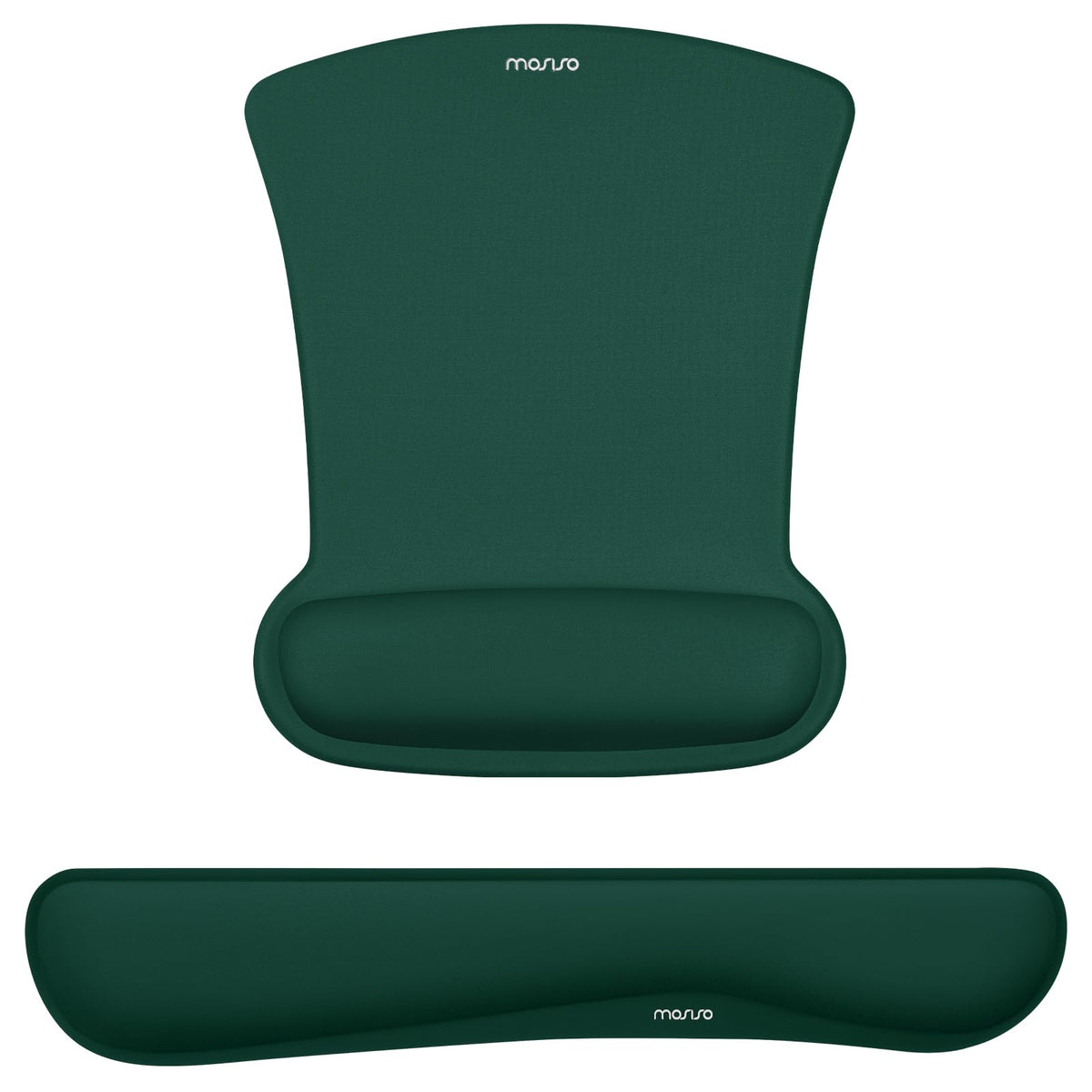 MOSISO Wrist Rest Support for Mouse Pad & Keyboard Set, Navy Blue