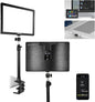 NEEWER 15.5" LED Streaming Key Light, Clamp on Desk Panel Video Lighting for Gaming Recording Zoom Call, CRI97+, 2.4G PC/Mac iOS/Android APP Control, Compatible with Elgato Stream Deck, GL1 PRO Black