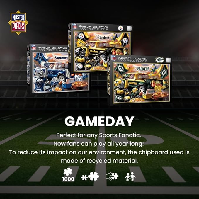 MasterPieces NFL Gameday Puzzles Collection - NFL Gameday Tailgate 1000 Piece Jigsaw Puzzle