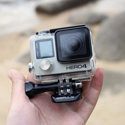 Waterproof Housing Case for GoPro Hero 4 Black, Hero 4 Silver, Hero 3+, Hero 3 Underwater Photography - Waterproof Up to 131 ft (40M) - with Quick Release Mount, Thumb Screw