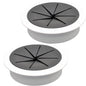 BOPOREAE 2 Pcs Desk Grommet 2-3/8" (60mm), Desk Hole Cover for Cables