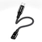 AGVEE 2 Pack 4 inch Lightning Female to USB C Male PD Adapter, 27W Fast Charger Charging Comverter for iPhone 15 16 Plus Pro Max Carplay, Samsung S25 S24 S23 S22, Not for Audio, Black