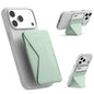 MOFT Magnetic Wallet Stand Compatible with iPhone 18/17/16/15/14/13 Series, Angle Adjustment Magsafe Compatible MOVAS Phone Stand,Clay