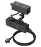 VILONG Dual Layer Desk Clamp Power Strip, 13 Outlets, 20W USB-C, 10FT Cord