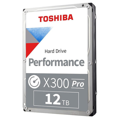 Toshiba X300 PRO 16TB High Workload Performance for Creative Professionals 3.5-Inch Internal Hard Drive – Up to 300 TB/Year Workload Rate CMR SATA 6 GB/s 7200 RPM 512 MB Cache - HDWR51GXZSTB