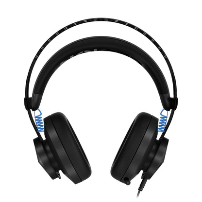 Lenovo Legion H300 Stereo Gaming Headset, Noise-Cancelling Mic, Memory Foam & PU Leather Earcups, Stainless Steel Headband, PC, PS4, Xbox One, Nintendo Switch, Mac, GXD0T69863, Black