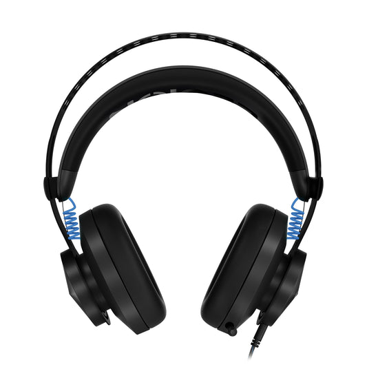 Lenovo Legion H300 Stereo Gaming Headset, Noise-Cancelling Mic, Memory Foam & PU Leather Earcups, Stainless Steel Headband, PC, PS4, Xbox One, Nintendo Switch, Mac, GXD0T69863, Black