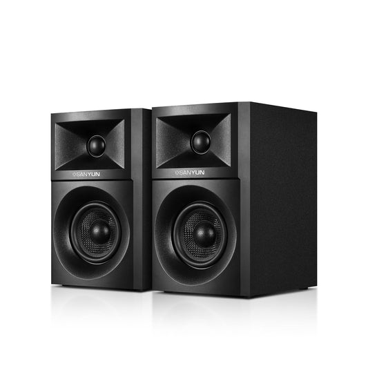 Sanyun SW203 3" 2.0 Computer Speakers, Expanded Stereo Field, Triple-DSP