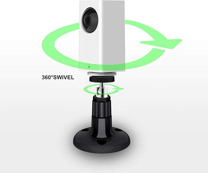 FastSnail Wall Mount Compatible with Wyze Cam Pan & Wyze Cam V3/Ring Camera, Adjustable Indoor Outdoor Mount for Wyze Cam Pan, Wyze Cam Outdoor, Wyze Cam V3/ArloPro/2/3/4/5//Ultra/Ultra 2 Pack Black
