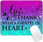 Inspirational Quote，Grateful Heart Mouse pad Customized Mousepad Non-Slip Rubber Base Mouse Pads for Computers Laptop Office Desk Accessories Mouse pad