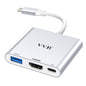 USB C to HDMI Adapter,USB-C Adapter Hub Multiport Digital AV Converter