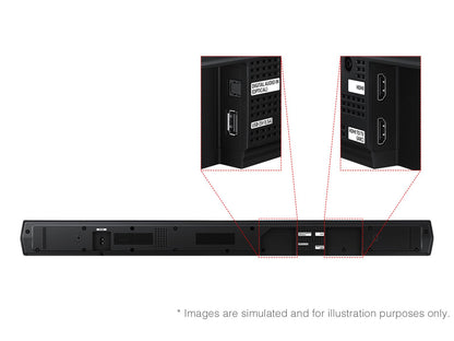 Samsung B-Series Soundbar HW-B630F 3.1 ch DTS Virtual:X Soundbar with Subwoofer (2025 Model) One Remote Control, Voice Enhance Mode, Adaptive Sound