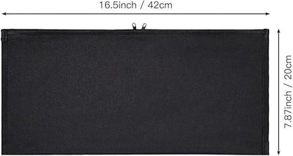 Keyboard Anti Dust Bag Sleeve Pouch for 60%-80% Keys Keyboard, Logitech/Redragon/Havit/Keychron/RK ROYAL KLUDGE/MageGee/Apple Magic Universal Wireless/Wire Computer/Gaming Keyboard Case Cover-Black