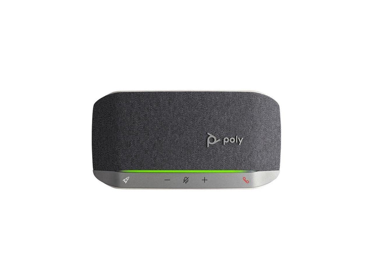 POLY - Sync 20+ USB-A Personal Bluetooth Smart Speakerphone (Plantronics) - Connect to Smartphones via Bluetooth-PC/Mac via - BT600 Dongle -Works with Teams (Certified), Zoom & More,Black