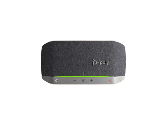 POLY - Sync 20+ USB-A Personal Bluetooth Smart Speakerphone (Plantronics) - Connect to Smartphones via Bluetooth-PC/Mac via - BT600 Dongle -Works with Teams (Certified), Zoom & More,Black