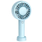 Mizong Mini Fan Portable Handheld Fan, USB Rechargeable Personal Fan with Base, 10H Long Lasting Battery Mini Pocket Cooling Fan for Desktop Travel Outdoor Vacation Concert Lash Makeup Use