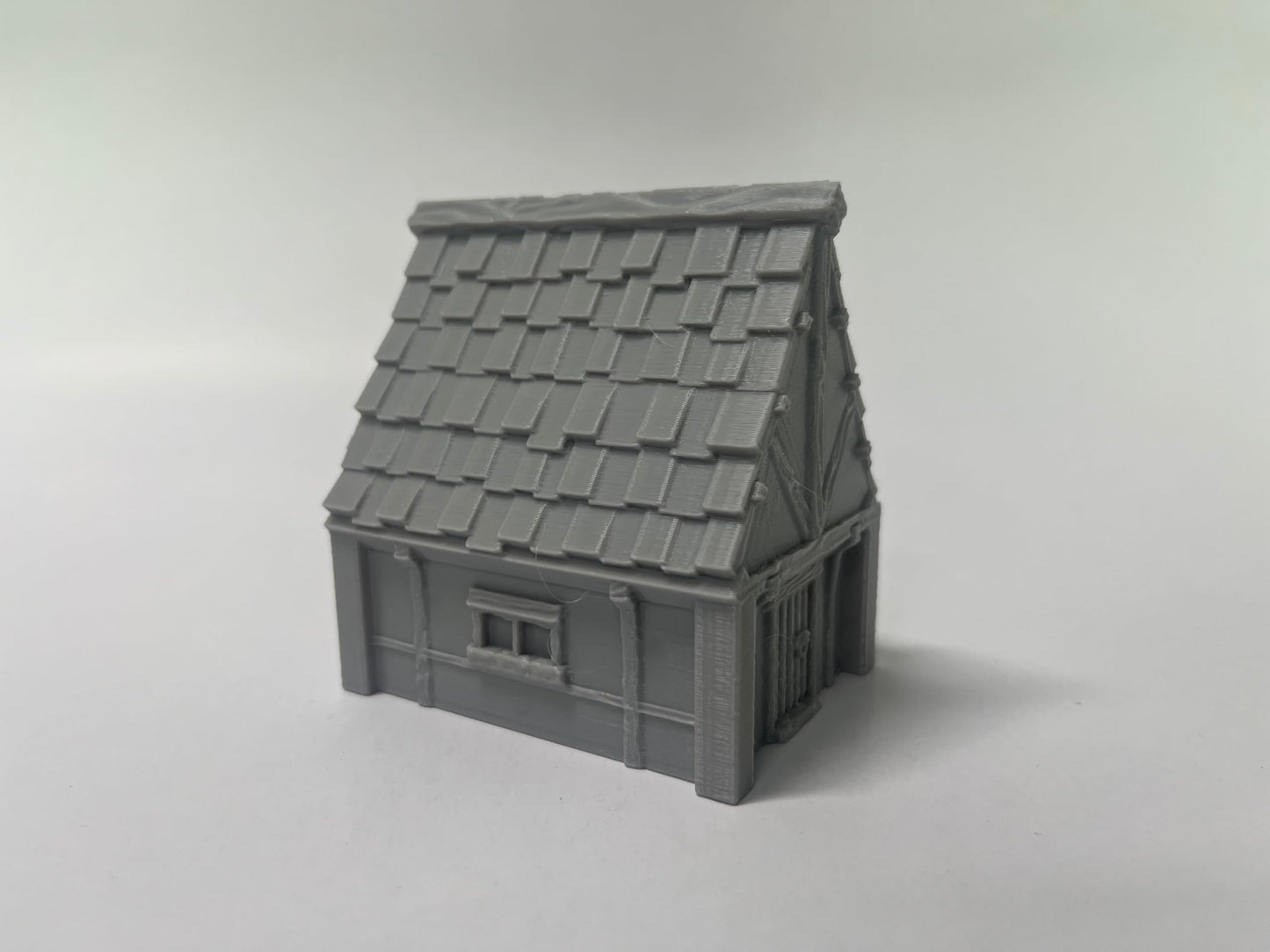 Paintable Tabletop Miniature Little Town Building Terrains - 18mm Scale Dioramas Building Set Scenery with Medieval Architecture Style by HAUTICO (HVillageHouses4-1)