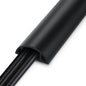 LZEOY 4ft Cord Cover for Wires on Floor, Grey Extension Cable Management, Hide Electrical Hider Protector, Cable Cavity: 0.78" W x 0.32" H