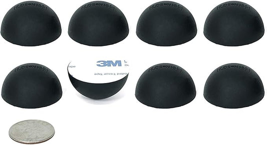 Silicone Speaker Isolation Feet (8-Pack, 1.25") – Non-Skid Adhesive Pads for Turntable, Subwoofer & Audio Equipment – Vibration Dampening, 20 Duro Rubber