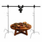 Glide Gear OH 75 Overhead Mount – DSLR, Smartphone – 6ft Adjustable Pole, Top-Down Rig, 15lb Capacity, Aluminum Build