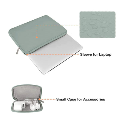 MOSISO Laptop Case 16 inch, 15-15.6 inch Laptop Sleeve with Small Case