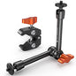 K&F CONCEPT 9.8" Magic Arm Clamp Kit with 1/4" & 3/8" Thread Screw