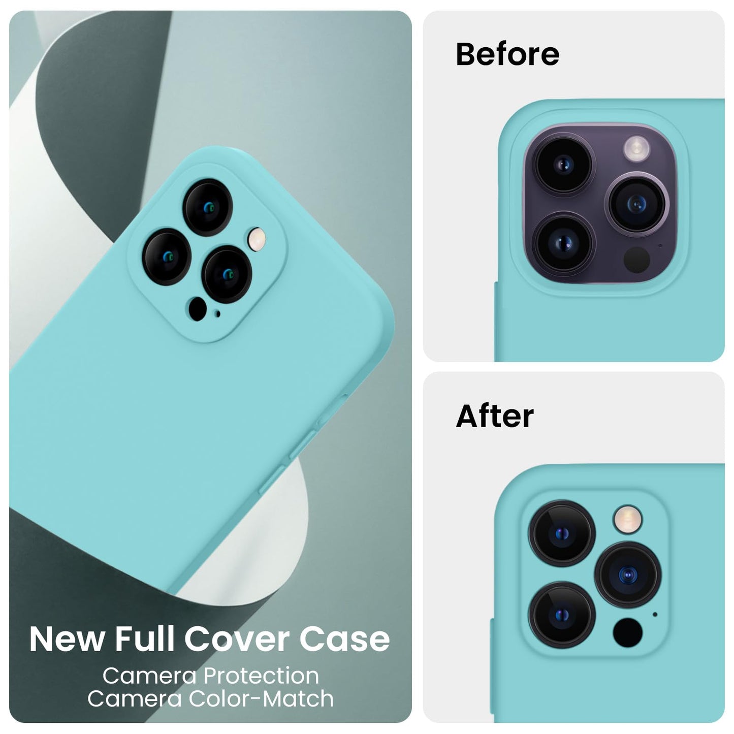 FireNova Designed for iPhone 14 Pro Case, 6.1", Sea Blue