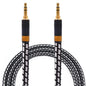 Aux Cord, Audiophile 3.5mm Stereo Audio Cable [0.75m (2.5 Feet), Silvered-Plated Copper core], Unbreakable and Great for Laptop, Tablets,Headphones, Cars and More.