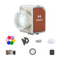 Harlowe Micro Portable Led Light for Photo and Video Recording 8W Bi-Color 2700K-6500K CRI/TLCI 96+ Soft Fill Lighting Kit for Studio and Travel Creators Micro Creator Kit