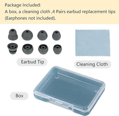 Ear Bud Covers Silicone Replacement Earbud Tips Compatible with Powerbeats Pro Beats Wireless Earphone Headphone Ear Tips 4 Pairs