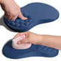 Armanza Ergonomic Joint Wrist Support Mouse Pad with Memory Foam Cushion Massage Bump, Carpal Tunnel Pain Relief Mousepad Slope Design for Wrist Rest, 11.8x7.9 in, Black