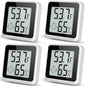 Indoor Humidity Meter Hygrometer 4Pack, Room Thermometer for Accurate Room Temperature Monitor, Digital Hygrometer with Indoor Thermometer for Home, Baby Nursery, and Humidity Sensor Enhanced Comfort