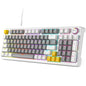 Meidosa AK96 Mechanical Keyboard Smart Display & Knob, Top Mount 96% Wired Mechanical Keyboard USB-C, Hot Swappable, Software Support, Creamy Sounding, 96 Keys(Grey)