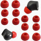 Silicone Ear Tips for Beats Studio Buds - Replacement Earbuds Cover 6 Pairs (LMS Red)