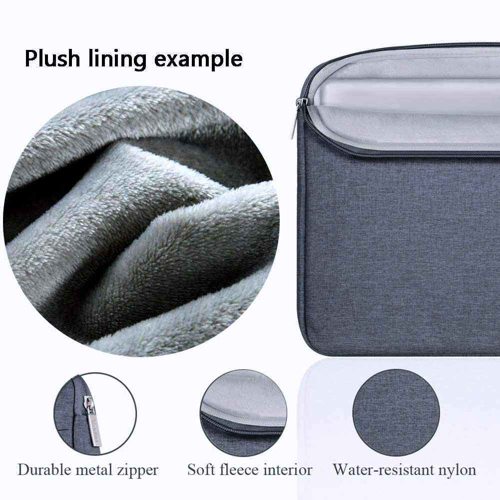 Voova 13.3-13 Inch Laptop Sleeve, MacBook Case，Laptop Case,Dark Gary