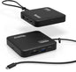 Plugable 7-in-1 USB-C DisplayLink Dock – Dual 4K HDMI (Requires DisplayLink Driver), 100W PD Charging, USB4 & Thunderbolt Compatible, Gigabit Ethernet, USB-A/C, SD Card – for Mac & Windows Laptops