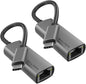 USB-C to Ethernet Adapter, WALNEW USBC to RJ45 LAN Adapter, Gigabit Cat Network Cable Converter to Type C Thunderbolt 3 for Mac,MacBook Pro/Air,Samsung Galaxy Tab (Ethernet Port, 2-Pack USB-C)