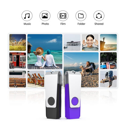 Aiibe 64GB Flash Drive 3.0 5 Pack 64GB USB 3.0 Thumb Drive USB Drives 64 GB Jump Drive Memory Stick Multi Pack 64 GB Flash Drives (64G, 5 Mixed Colors: Black Red Cyan Green Purple)