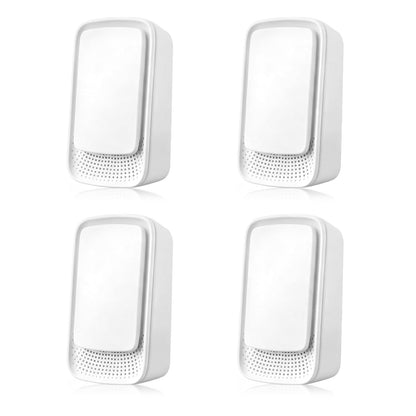 Air Ionizers 4 Pack, Negative Ion Filtration System, for Bedroom, Kitchen, Office, Portable Air Filter Odor, Smoke Dust, Pets, Eliminator, White