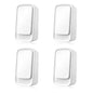 Air Ionizers 4 Pack, Negative Ion Filtration System, for Bedroom, Kitchen, Office, Portable Air Filter Odor, Smoke Dust, Pets, Eliminator, White