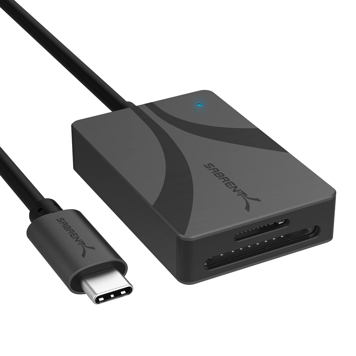 SABRENT USB-C & USB-A SD/Micro SD Card Reader, USB 3.0 (CR-BCA2)