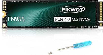 FN955 1TB NVMe SSD M.2 2280 PCIe Gen4x4, Up to 7300MB/s, 3D NAND TLC Flash Internal Solid State Drive, Configure SLC Cache, Storage and Memory Expansion for PS5 Laptop Desktop