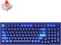 Keychron Q5 Wired Custom Mechanical Keyboard Knob Version, 96% Layout QMK/VIA Programmable Macro with Hot-swappable Gateron G Pro Red Switch Double Gasket Compatible with Mac Windows Linux (Blue)