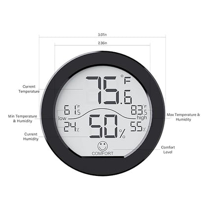 Indoor Digital Hygrometer Thermometer for Room Temperature Humidity Meter