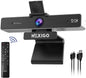 NexiGo N960E 1080P 60FPS Webcam with Light, Software Included, Fast AutoFocus, Built-in Privacy Cover, USB Web Camera, Dual Stereo Microphone, for Zoom Meeting Skype Teams Twitch