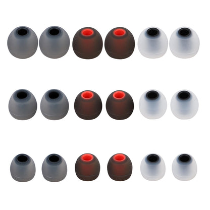 MMYQXI Silicone Earbud Tips - Fit for In-Ear Headphones (Inner Hole 3.8mm-5.1mm) - 9 Pairs S/M/L