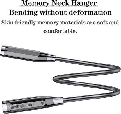 Neckband Bluetooth Headphones，6.0 Bluetooth 120 Hours Playtime，IPX7 Sports Waterproof Earbuds with Microphone Noise Cancelling with TF Card Slot ，HiFi Stereo (Black)